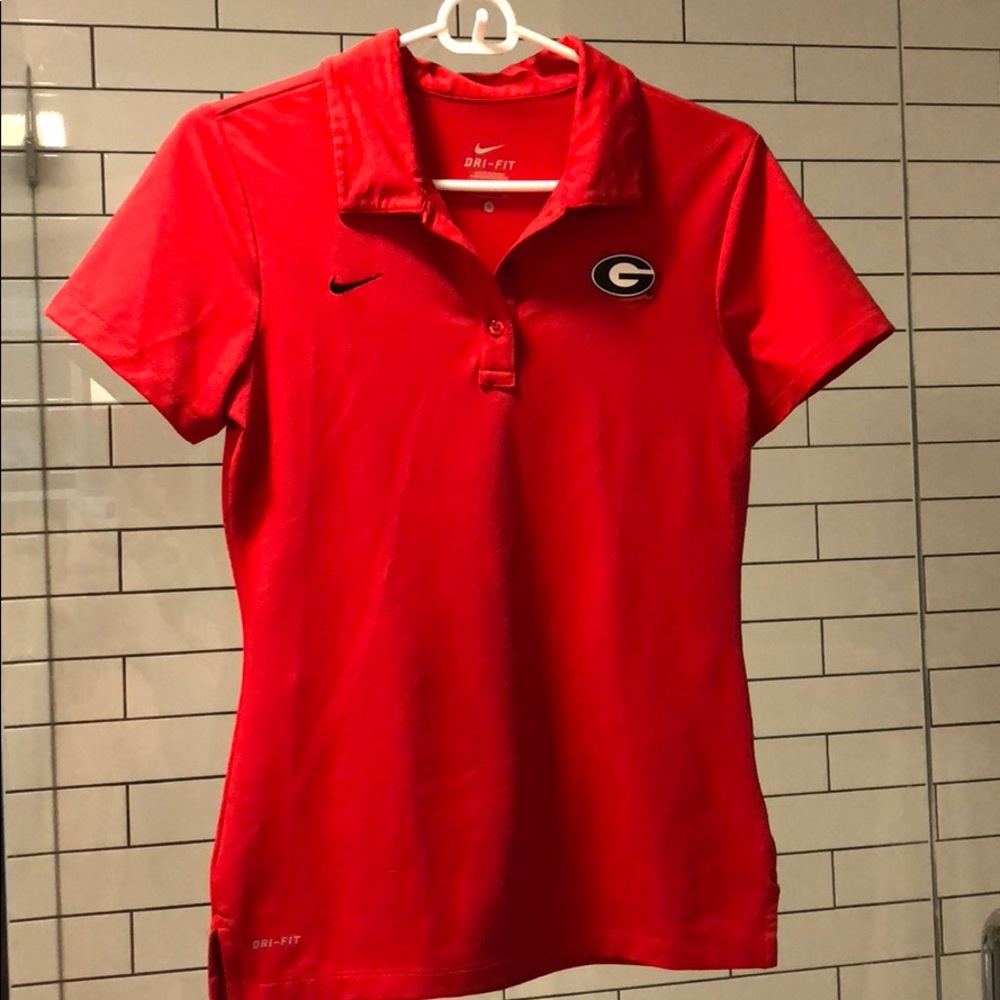 NWOT Georgia Polo (Nike Dri-Fit)